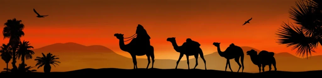 camel caravan going through desert 260nw 1071918512 e1709549962754
